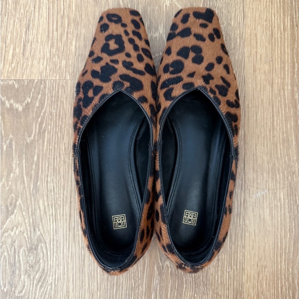 Toteme Leopard Print Flats